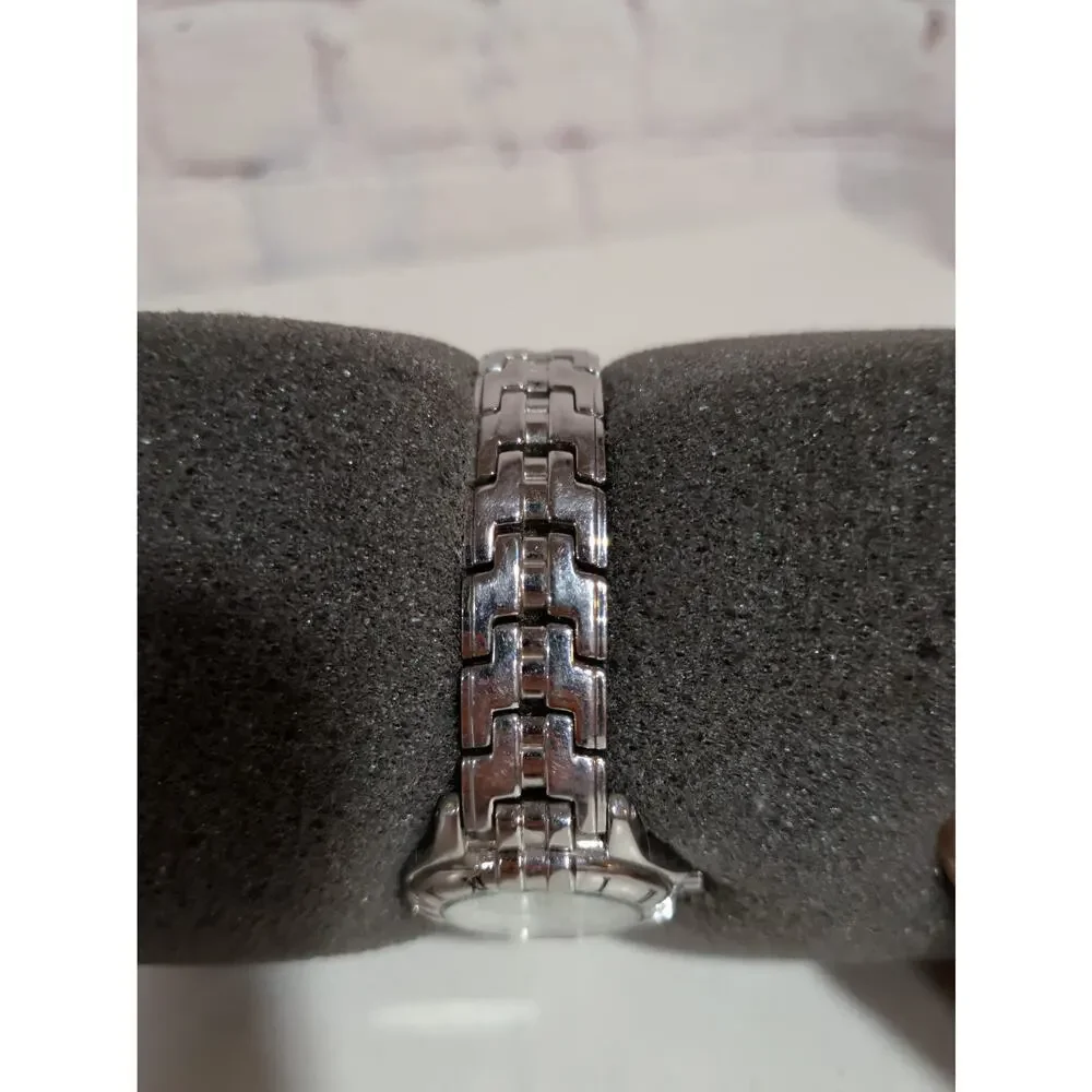 Seiko Coutura Ladies Watch 7N82-0CG0 Mother of Pearl Diamond Bezel Two-Tone
